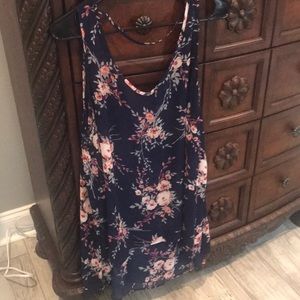 Torrid floral tunic top size 1